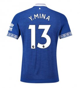 Everton 2018/19 Y.Mina 13 Home Shirt Soccer Jersey