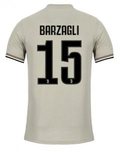 Juventus 2018-19 Away ANDREA BARZAGLI Shirt Soccer Jersey