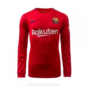 Barcelona 2017/18 Away Long Sleeved Goalkeeper Shirt Soccer Jersey