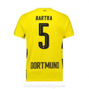 Borussia Dortmund 2017/18 Home Bartra #5 Shirt Soccer Jersey