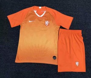 Netherlands 2019 World Cup Home Soccer Jersey Kit (Shirt + Shorts)