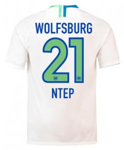 VfL Wolfsburg 2018/19 NTEP 21 Away Shirt Soccer Jersey