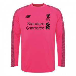 Liverpool 2018/19 Pink Goalkeeper Long Sleeve Shirt Soccer Jersey Men