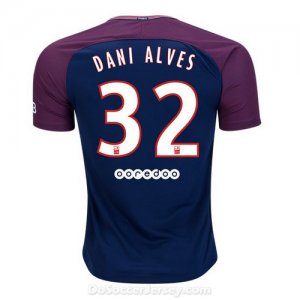 PSG 2017/18 Home Dani Alves #32 Shirt Soccer Jersey