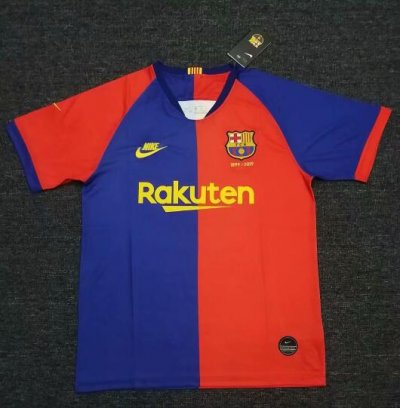 Barcelona 2019/20 120-Years Anniversary Home Shirt Soccer Jersey
