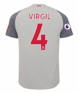 Liverpool 2018/19 VIRGIL VAN DIJK 4 Third Shirt Soccer Jersey