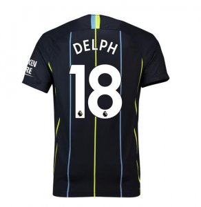 Manchester City 2018/19 Delph 18 Away Shirt Soccer Jersey