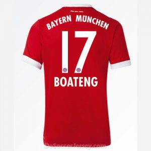 Bayern Munich 2017/18 Home Boateng #17 Shirt Soccer Jersey