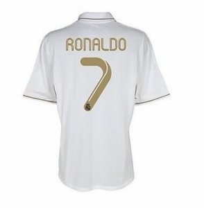 Real Madrid 2012 Home #7 Ronaldo Retro Shirt Soccer Jersey