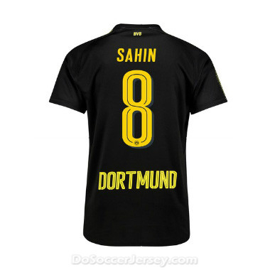 Borussia Dortmund 2017/18 Away Sahin #8 Shirt Soccer Jersey